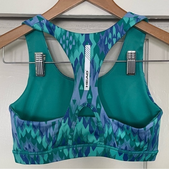 HEAD two piece tennis outfit skort set size sm blue green lavender like new - Picture 9 of 13